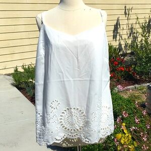 ✨New With Tags CITY CHIC Riley top Ivory White With Spaghetti Straps✨